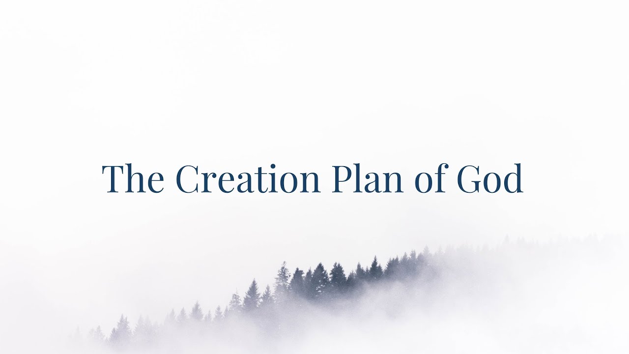 Embedded thumbnail for Creation Plan of God